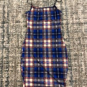 Bodycon Plaid Dress